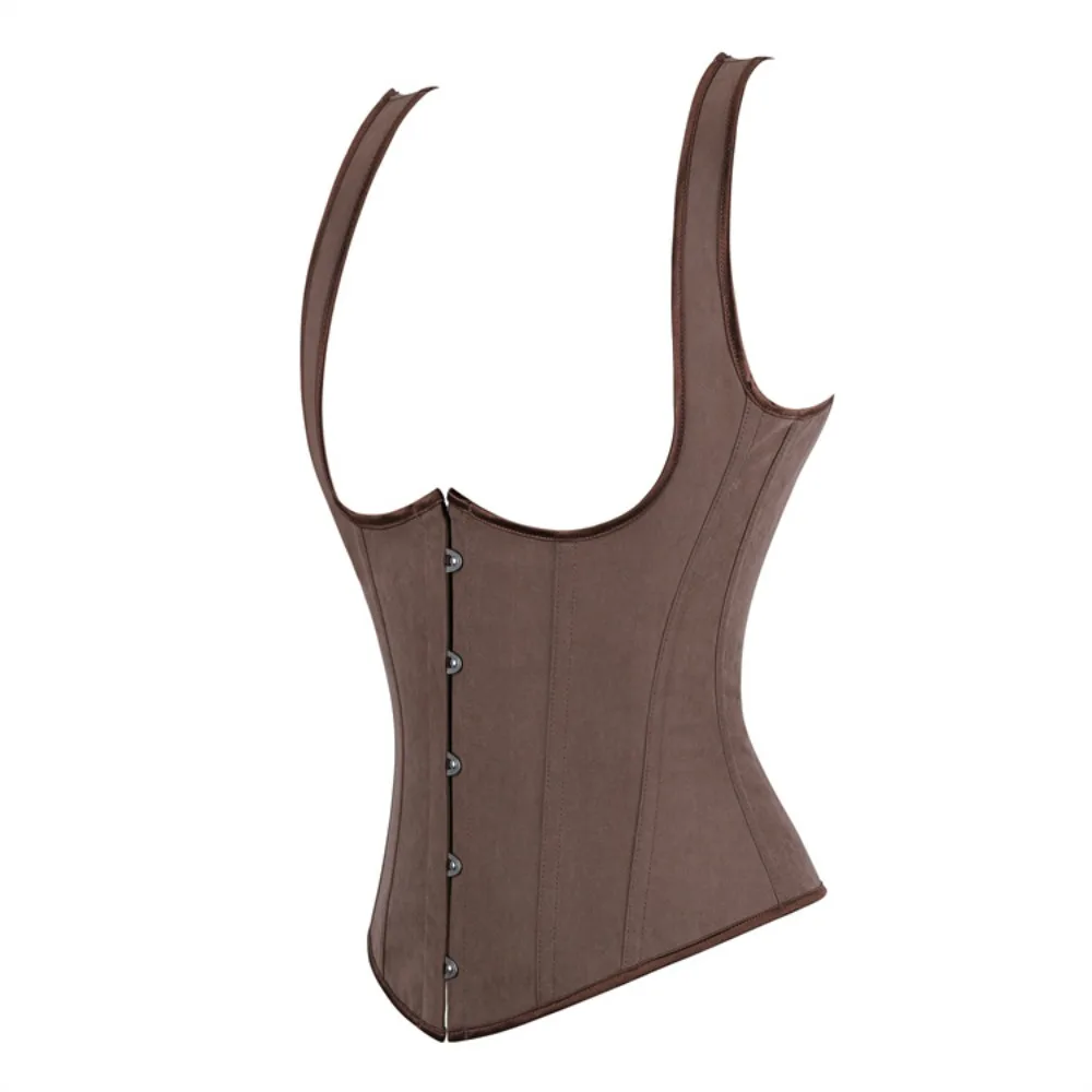 

Корсет под грудью, жилет на талии, готический стимпанк, бюстье на шнуровке, корректирующее белье больших размеров