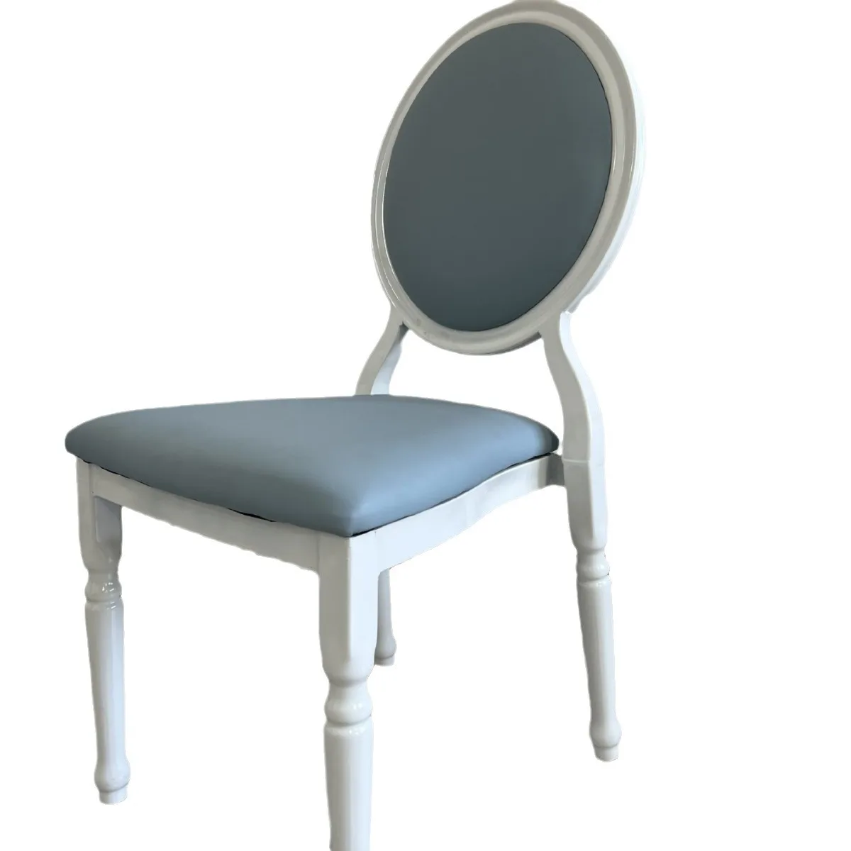 

Hotel wedding restaurant household banquet chairs metal dining chairs modern round back sun chairs aluminum alloy