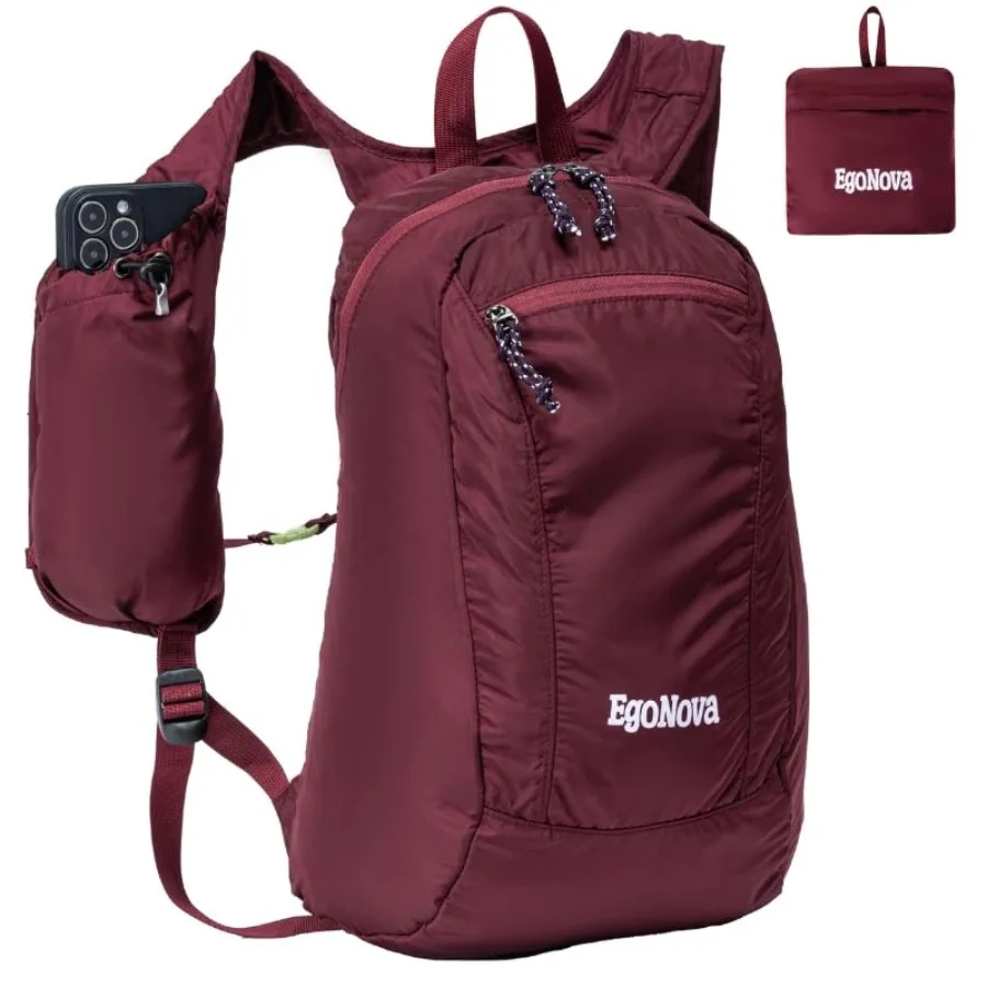 

12L Ultralight and Thin Packable Daypack, Small Foldable Hiking Backpack Travel Bag, Water Resistant Day Pack for Men Women