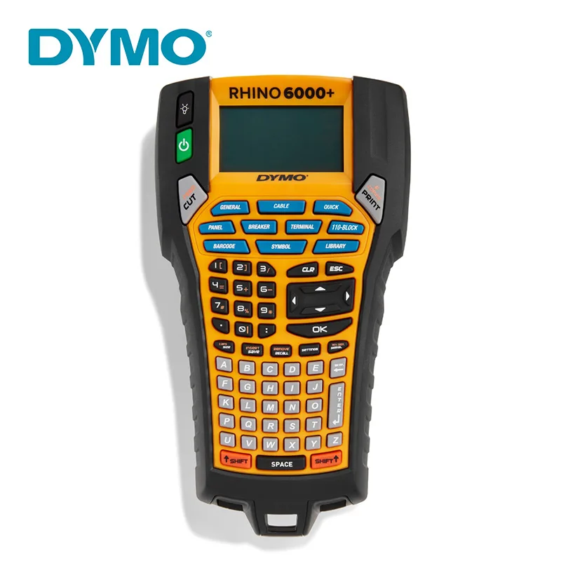 

DYMO Rhino 6000+ Label Printer industrial Label Maker for Label Tape 6-24mm Computer Room Cable Label Identification Printer