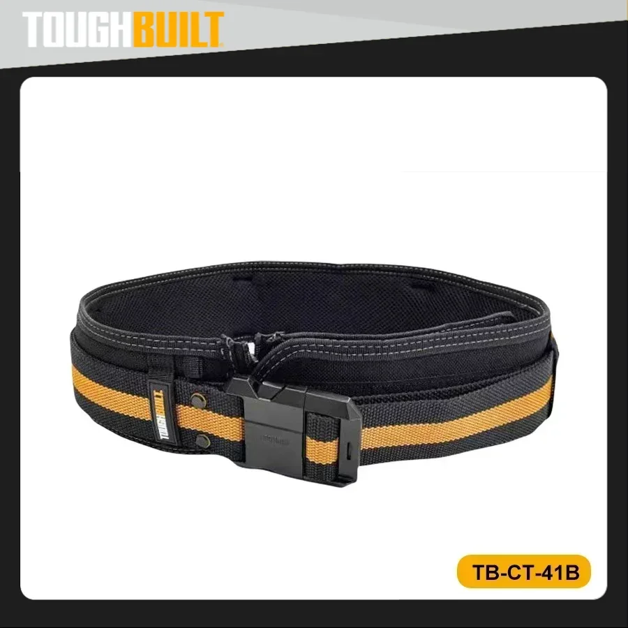 

Genuine TOUGHBUILT TB-CT-41B Universal Construction Quick-Hang Belt Protector Thickened and Metal Buckle Construction Belt