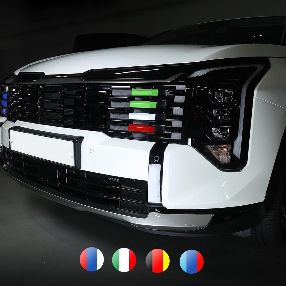 Auto Sale 4 Colors Automotive Front Bumper Grille Decorative Cover Trim For Kia Sportage NQ5 2026  Exterior Accessories