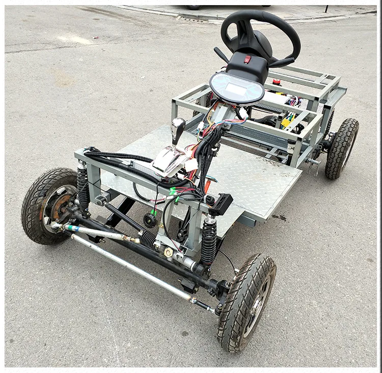 Low Speed Mountain Off Road Vehicle Chassis Customization 1000W 60V Motor Electric Vehicle Conversion Kit