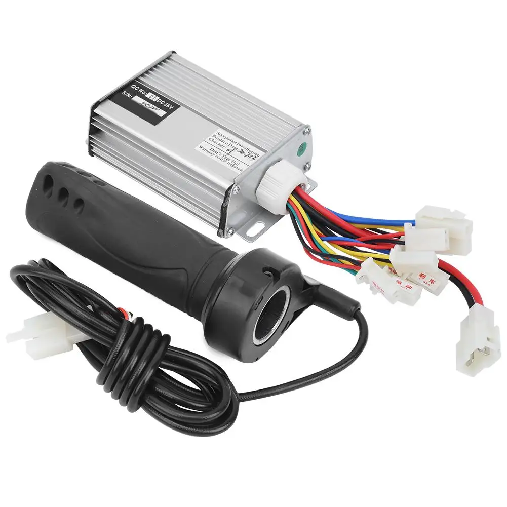 

36V 1000W E-Bike Motor Controller Kit with Long Cable & Throttle Grip for Electric Bicycle & Scooter