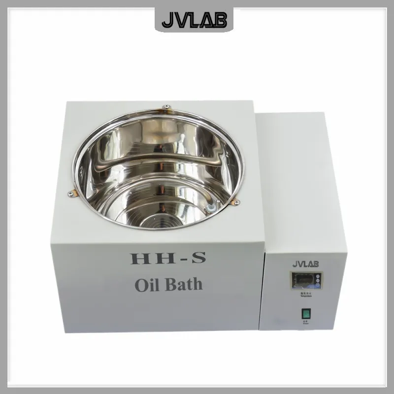 Thermostat Oil Bath Water Bath Boiler Heating Constant Temperature Tank Round Single-holes HH-S Capacity 11L Temp.RT ~ 300(C)