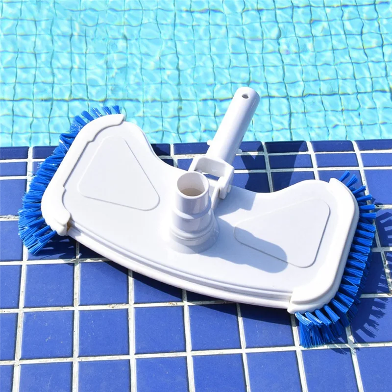

Eco-fSwimming Pool Vacuum Head Brush Cleaner Float Curved Suction Head Pond Fountain Cleaning Tool