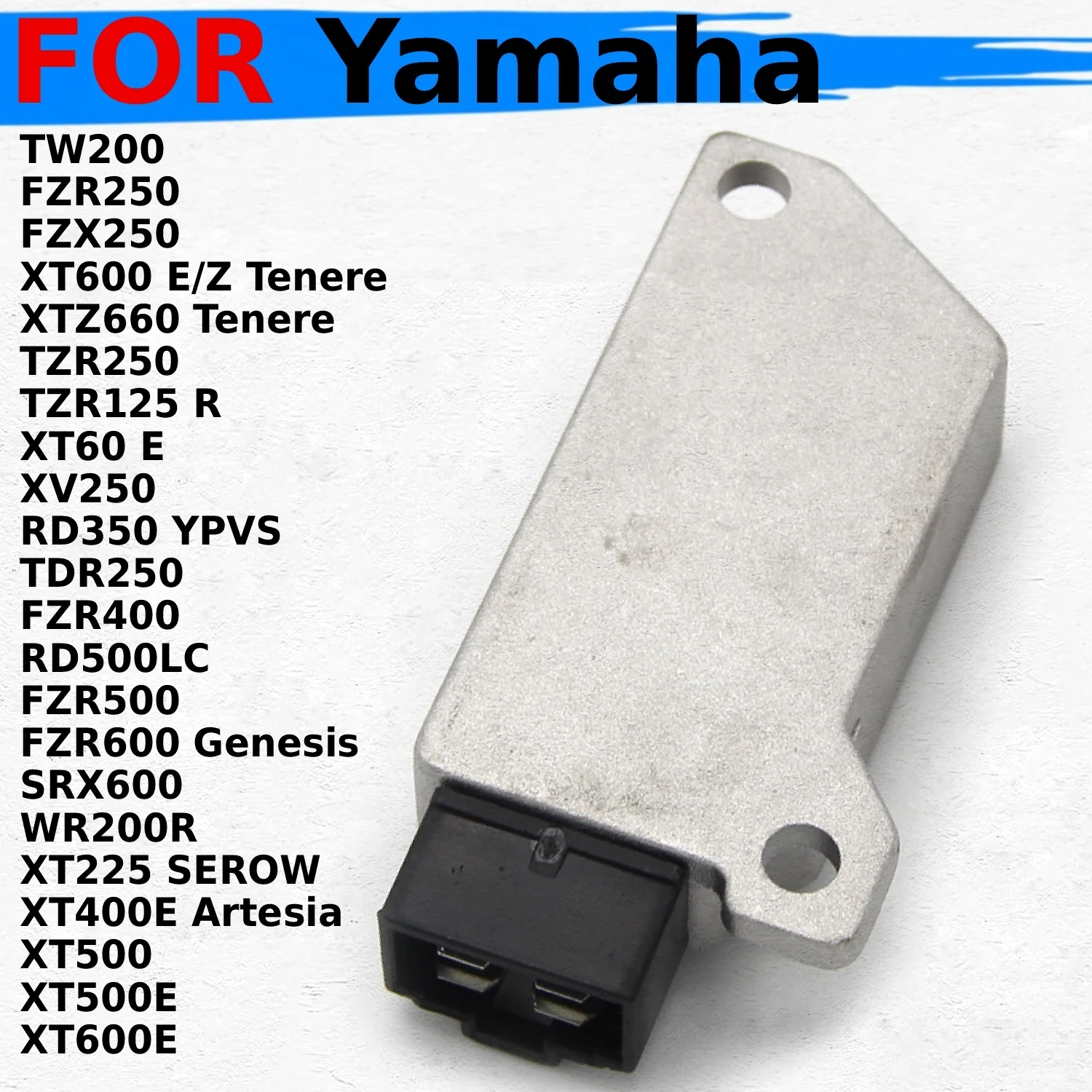 

OEM:47X-81960-A1 Motorcycle 12V Voltage Regulator Rectifier Parts For Yamaha TW200 FZR250 FZX250 XTZ660 Tenere TZR250 TDR250