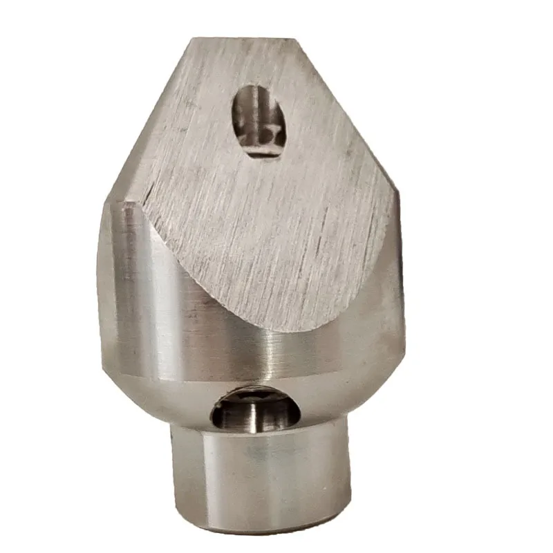 0.3KG Small Penetrating High Pressure Sewer Nozzle, Stainless Steel M22 Drain Pipe Sludge Cleaning Nozzle