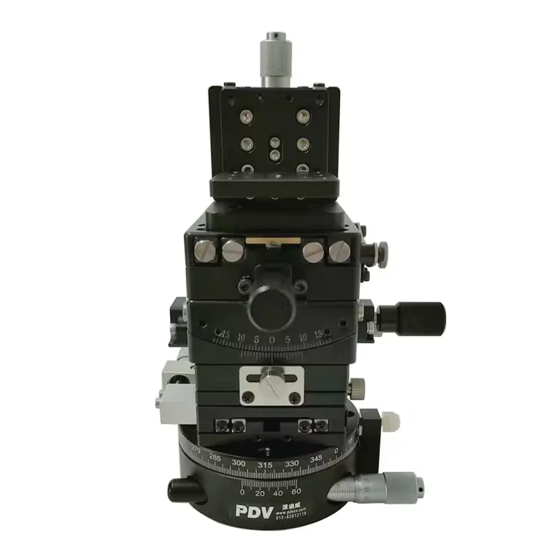 Six Dimensional Manual Combination Stage Precision XYZ Multidimensional Platform Translation Lifting Rotation Goniometer