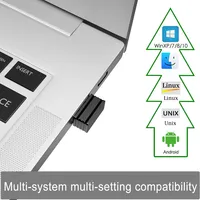 Mini Automatic Mouse Jiggler Plug and Play USB Automatic Move Cursor Keeps Awake with ON/OFF Indicator Light for Laptop Desktop