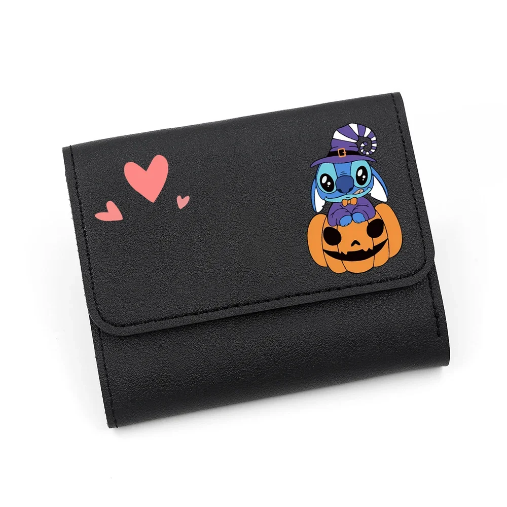 Kawaii Stitch Disney Women Wallets Women Purse Halloween Stitch Women Wallets Coin Purse Bags for Woman Female Wallet Money Bag