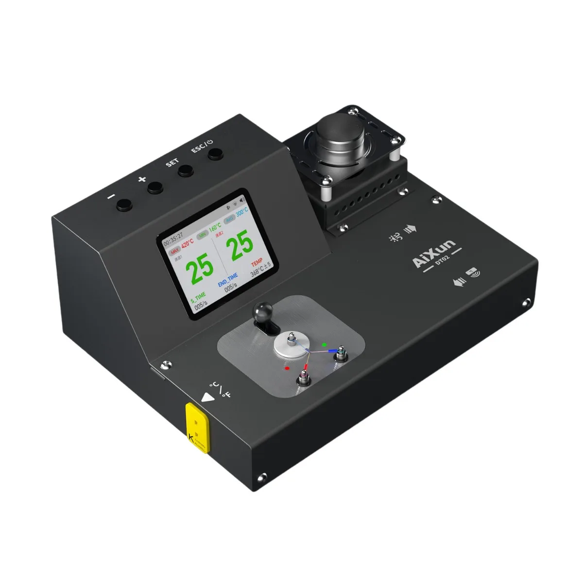 AIXUN DT02 الذكية شاشة ديجيتال ميزان الحرارة OLED لمحطة لحام مسدس هواء ساخن سبيكة لحام نصائح جهاز قياس درجة الحرارة #1