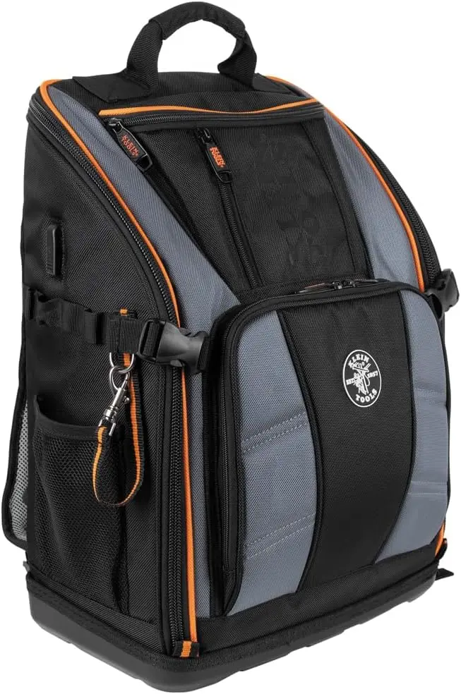 

Сверхмощный рюкзак для инструментов с 27 карманами, USB-портом и водонепроницаемым дизайном для электриков