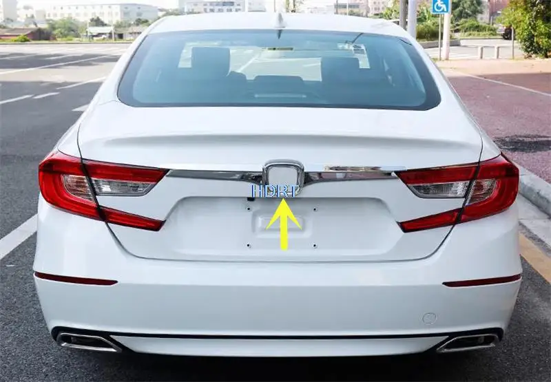 

Rear Trunk Lid Cover Trim Frame For Honda Accord 10th 2018-2022 Tail Gate Door Boot Strip Exterior Sticker Accessories Car Style