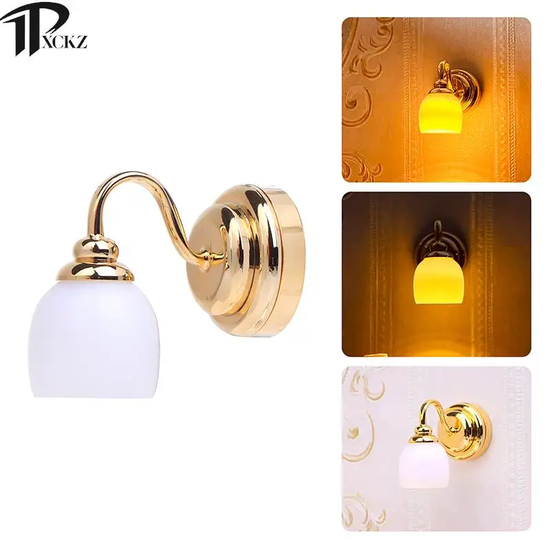 

Dollhouse Table Lamp Half Round Lamp Sconce Micro LED Half Round Lamp Wall Lighting Home Lighting Model Decorative Toy Dollhouse