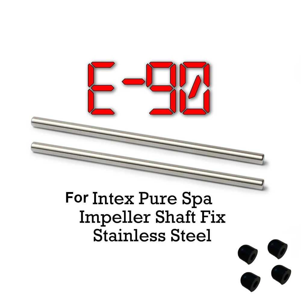 

2pcs For Intex Pure Spa Hot Tub Impeller Pump Shaft Fix E90 errors Stainless Steel and Cceramic Shaft