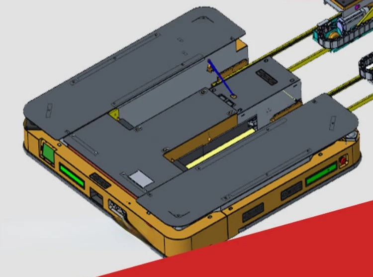 Intelligent Transport Vehicle Robot Fork type Intelligent Warehouse Logistics Laboratory