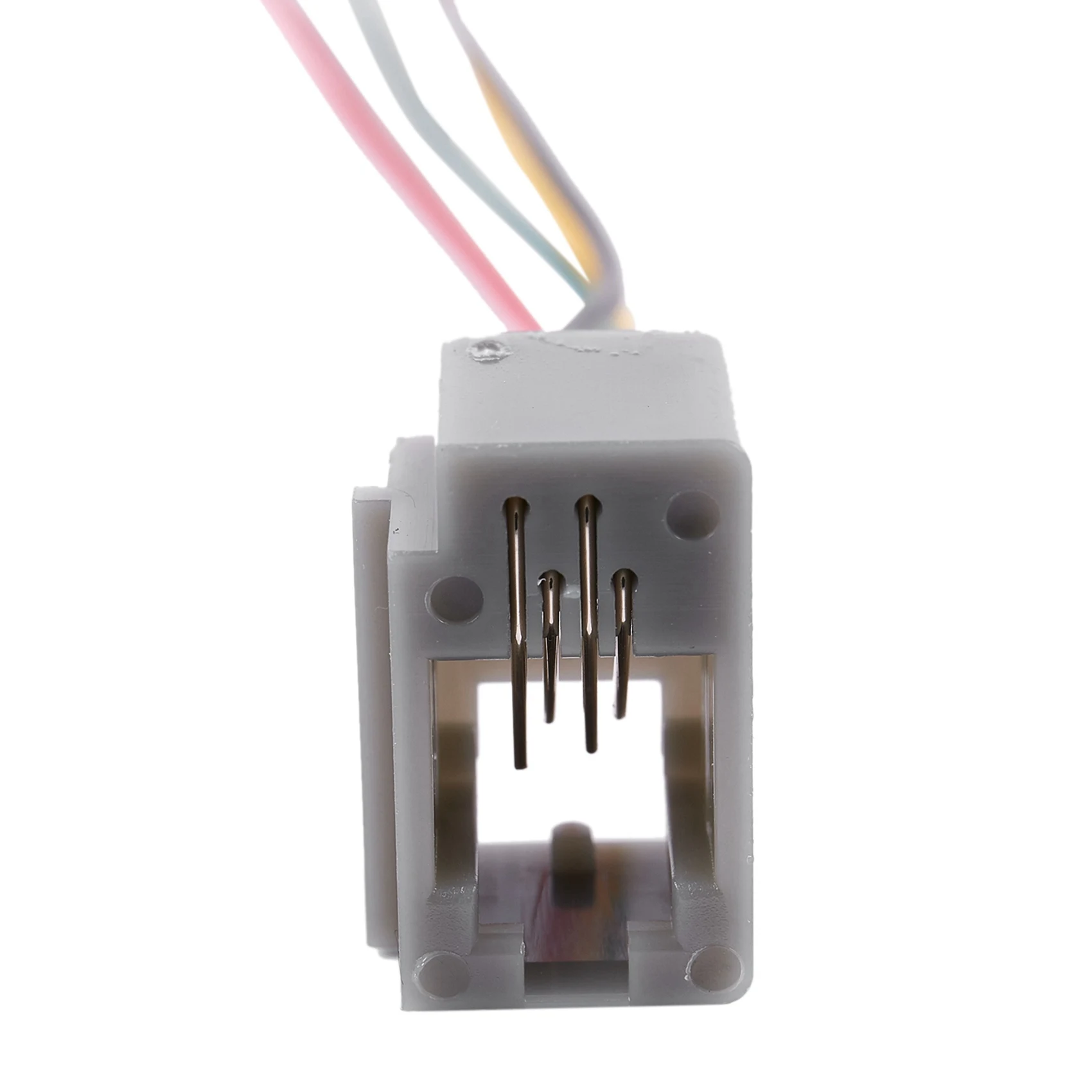 ABSS-20 Pcs 616E 4P4C RJ9 Female Telephone Connector Adapter W 4 Wires 8Cm