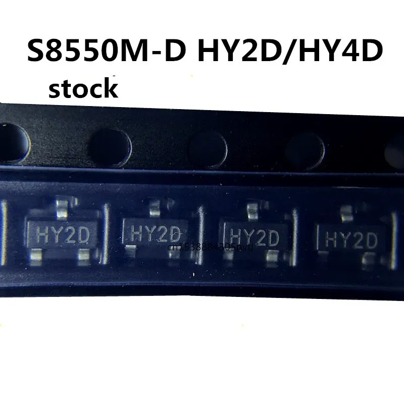 Original 100pcs/ S8550M-D HY2D/HY4D SOT23 1.5A