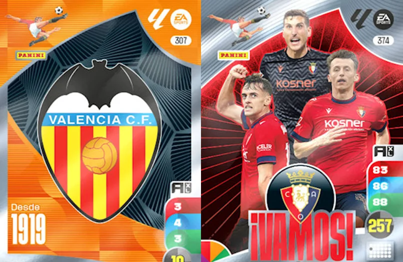 2025 Panini Adrenalyn XL Football Star Card Blind Box per la versione del gioco La Liga raccoglie carte firmate di stelle e loro del calcio