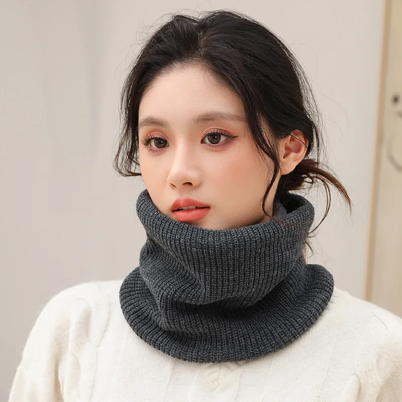 Knitted Ring Scarf … - image