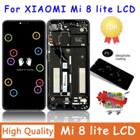 Original 6.26'' Display for Xiaomi Mi 8 Lite LCD 10 Touch Screen Digitizer Assembly with frame For Xiaomi Mi8 Lite Mi 8X LCD