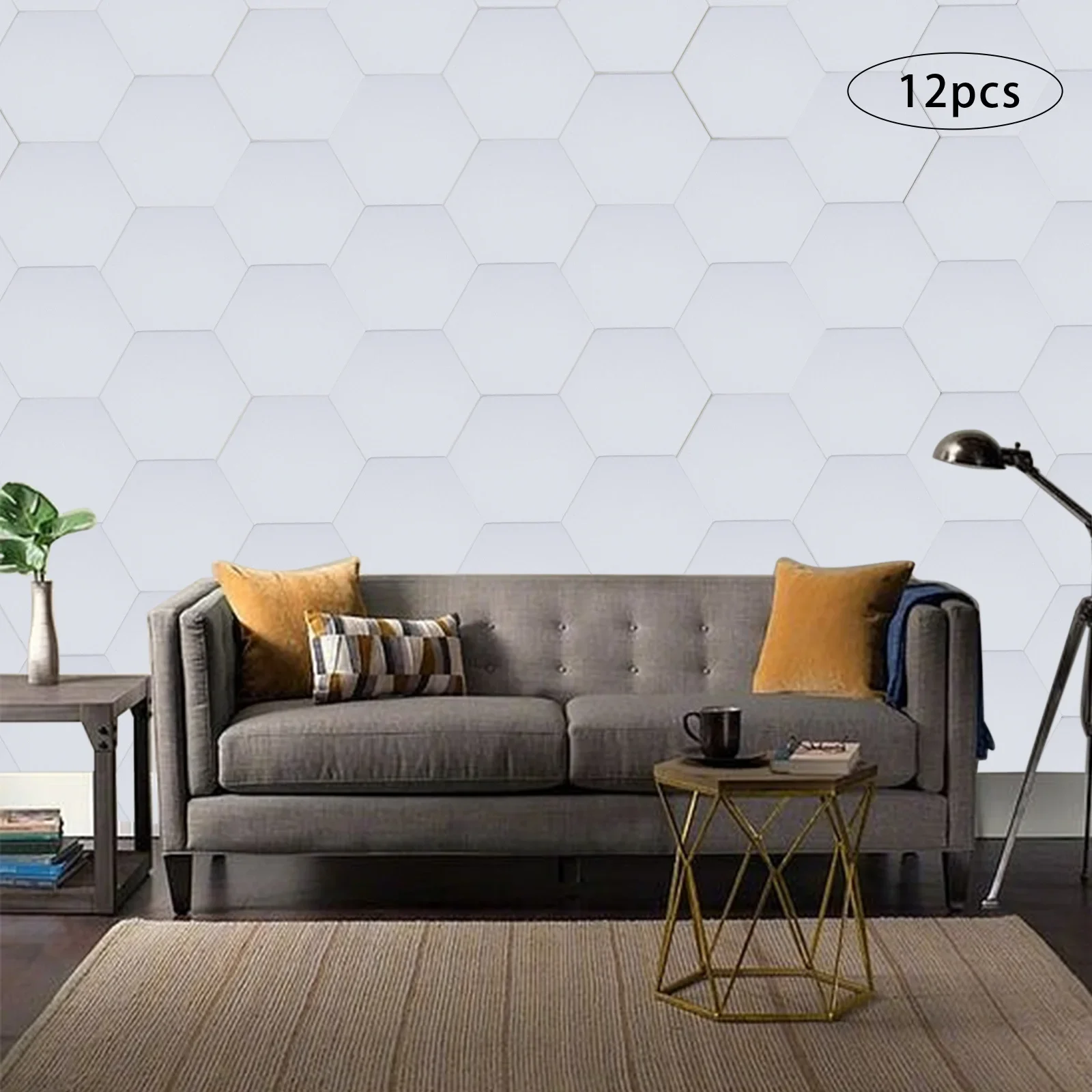 NAJNOWSZE Zestaw 12 sztuk, Pianka Akustyczna o Wysokiej Gęstości do Izolacji Akustycznej Ścian, Dekoracji Ścian i Obróbki Akustycznej, Panele Izolacyjne Akustyczne