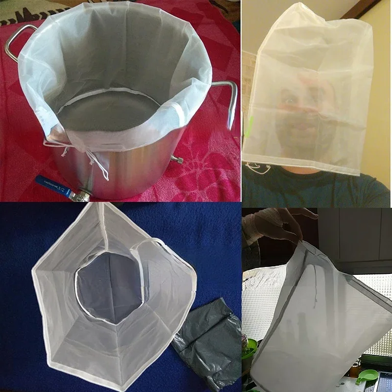 Home Brew 55cm*50cm Brouwen Filter Bag For Craft Brew In Bag All Grain Homebrew Wine Filter Bag Rice Wine Can Be Customized