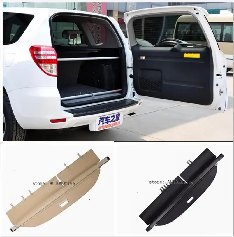 Brand New! Fabric Rear Trunk Security Shield Cargo Cover Black For Toyota RAV4 RAV 4 2006 2007 2008 2009 2010 2011 2012