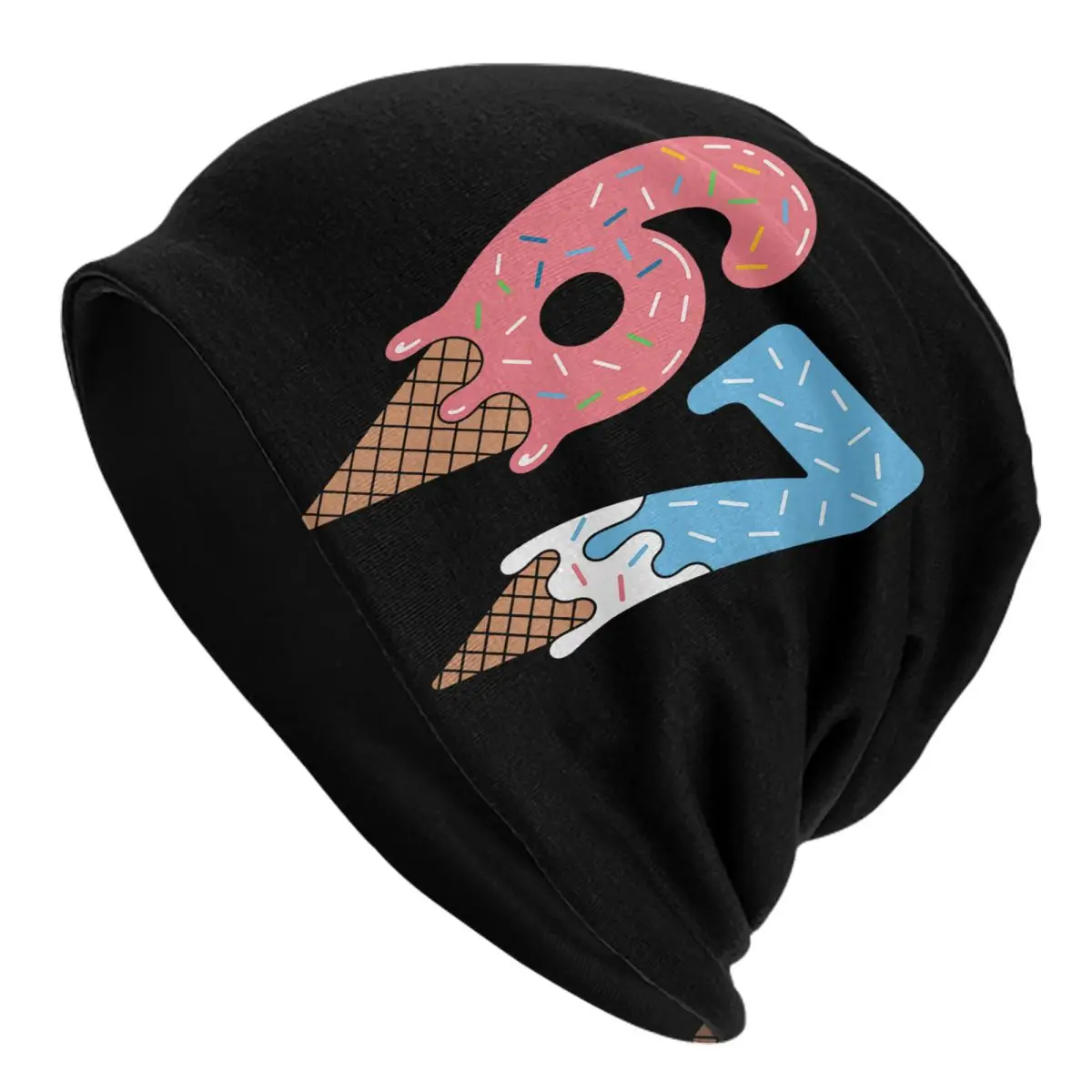 Funny Six Seven 67 Meme Bonnet Hat Fashion Outdoor Skullies Beanies Hats for Men Women Warm Dual-use Caps