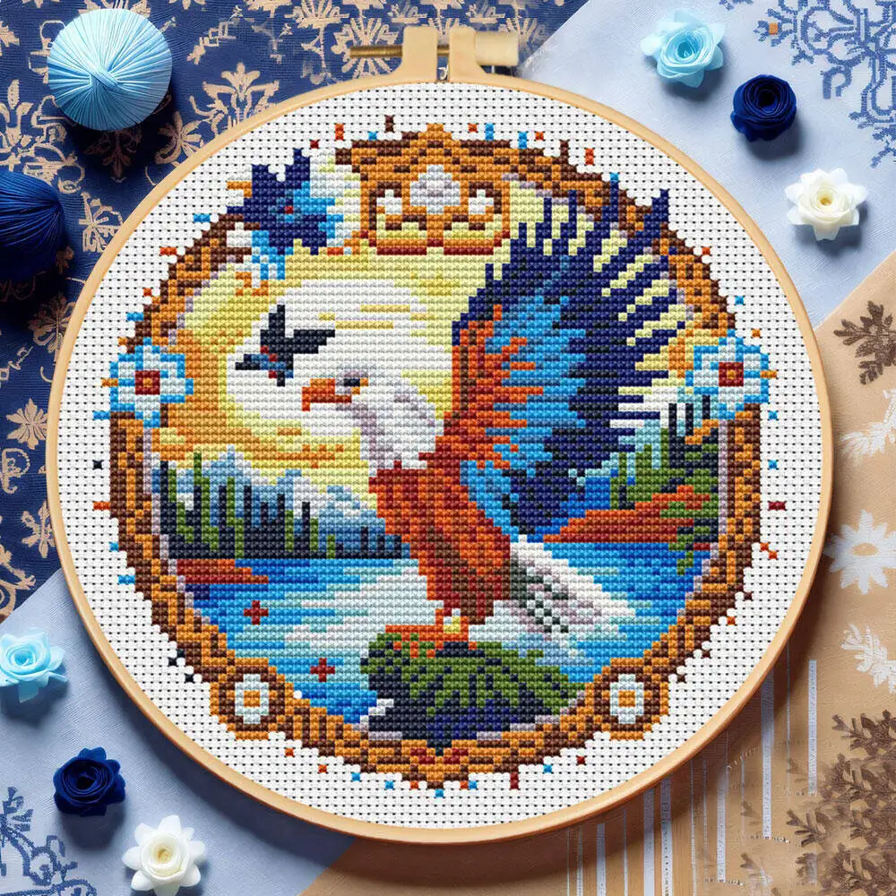 Eagle Pattern Cross… - image