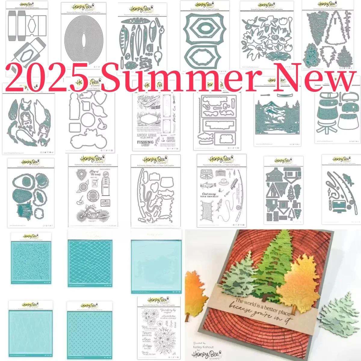 

New Flower Motorcycle Owl Stump Fish Metal Cutting Dies Clear Stamps Stencil Hot Foil Scrapbooking Photo Album Decorative