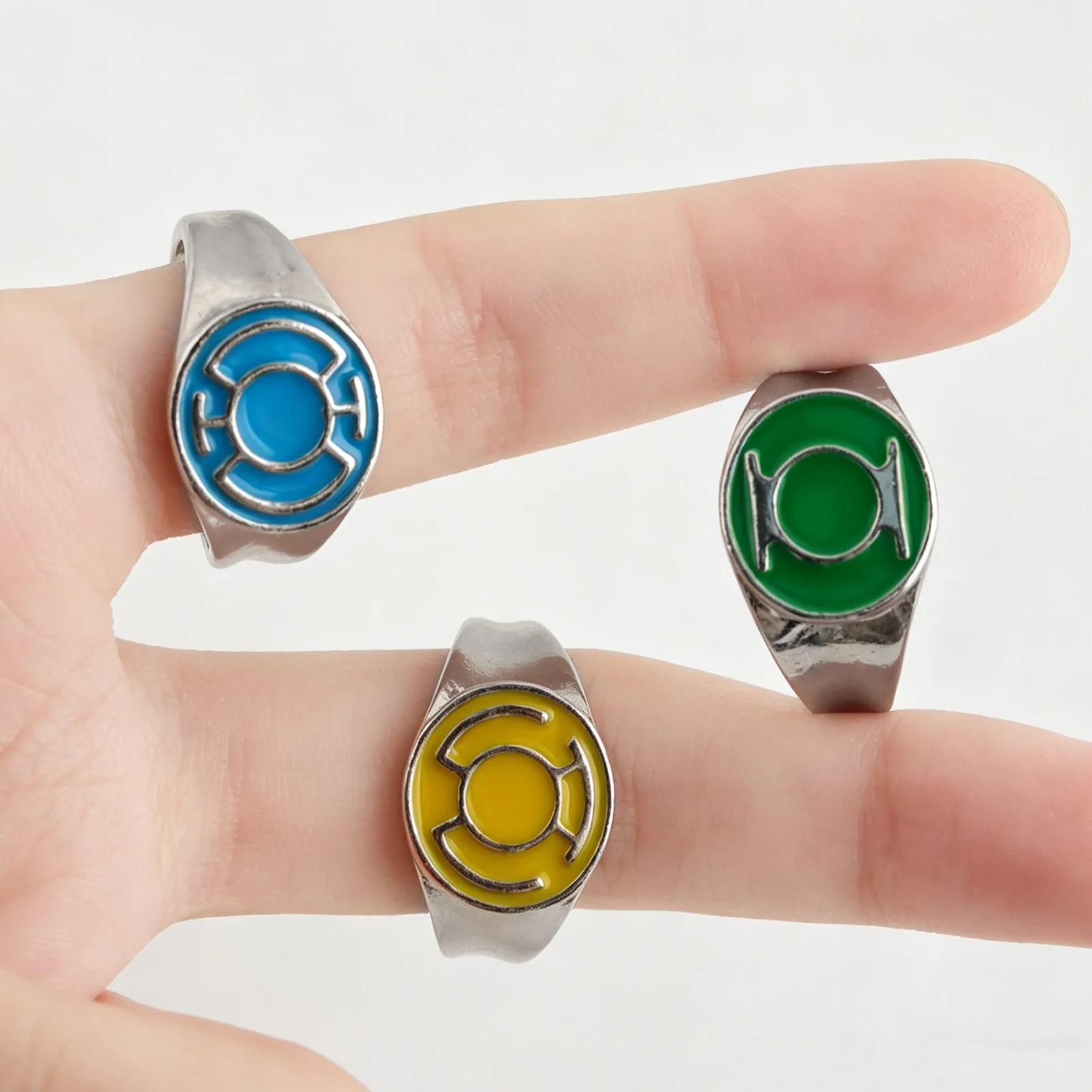 New Fashion Movie ring For Women Men Adjustable Open Cuff Ring Player 1/2 Gaming Ring Adjustable Finger Rings Jewelry Gift