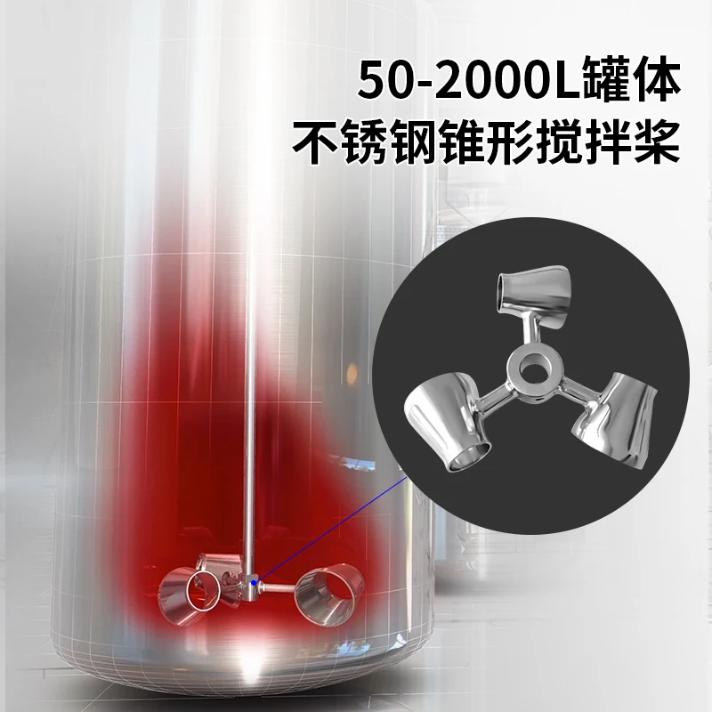 Professional Stirring Disperse Paddle Industrial Conical Paddle Stainless Steel Impeller Defoaming Large Large Size Diameter