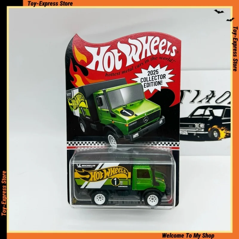 

Hot Wheels 2025 Collector Edition Mercedes-Benz Unimog Hotwheels 2025 Children Toys 1:64 Car Model Boys Kids Toys Birthday Gift