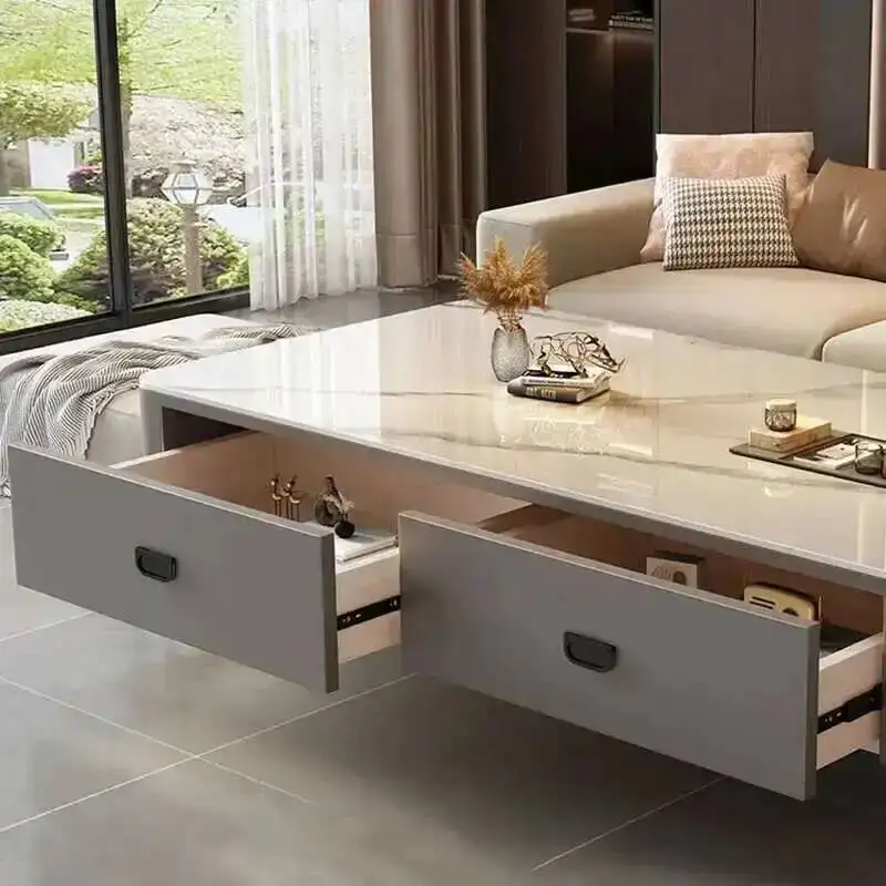 

Coffee Modern Luxury Square Table Aesthetic Nordic Unique Coffee Tables Unique Glamour Tavolino Da Salotto Living Room Furniture