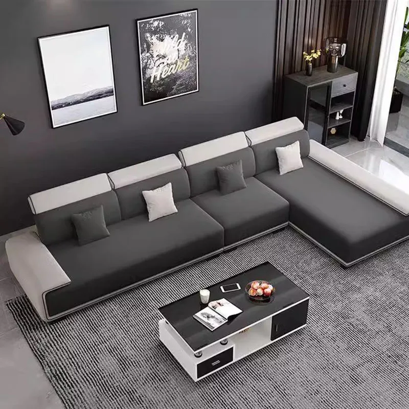 

Nordic Black Modern Sofas Bedroom Relaxing Large Recliner Lazy Sofas Hotel Daybed Lounge Woonkamer Banken Living Room Furniture