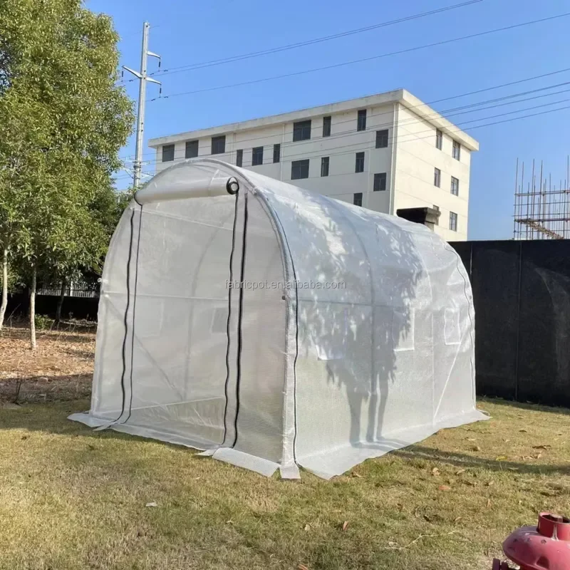 Grow Plant Tunnel Polytunnel Greenhouse for Waterproof and UV Protection Tent