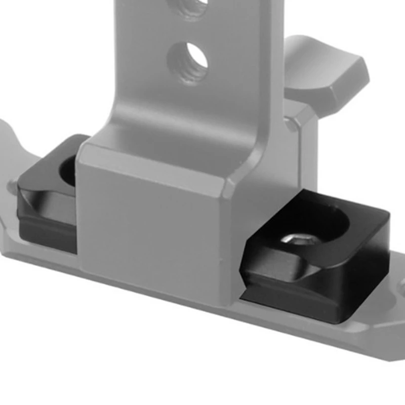 Schnell verschluss Sicherheits schiene Rig Schiene Mini 48mm für Anti-Off-Top-Griff Klemme Schieber Adapter DSLR Kamera Käfig Verlängerung