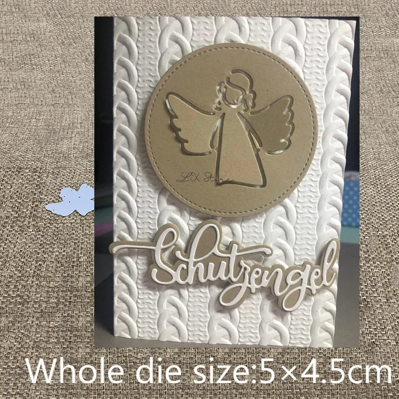 XLDesign Craft Metall-Stanzformen, niedliche Engel-Dekoration, für Scrapbook, Album, Papierkarten, Bastelarbeiten, Prägestanzformen