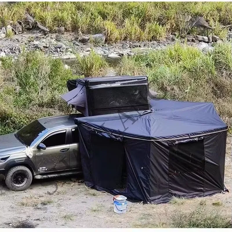 270 degree fan canopy tent outdoor camping camping car side awning car top side tent car
