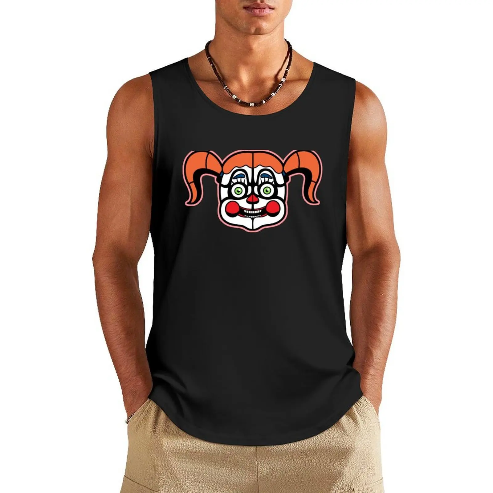 

Circus Baby Tank Top bodybuilding t-shirts for men Men's clothes sleeveless vest men