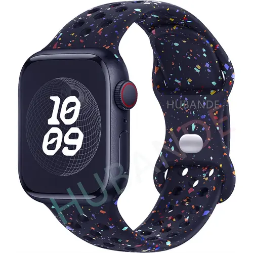 Strap For Apple Watch Band 44mm 49mm 45mm 40mm 41mm 38mm 42mm correa Breathable sports bracelet iwatch series 8 SE 7 6 5 9 Ultra - Image 10