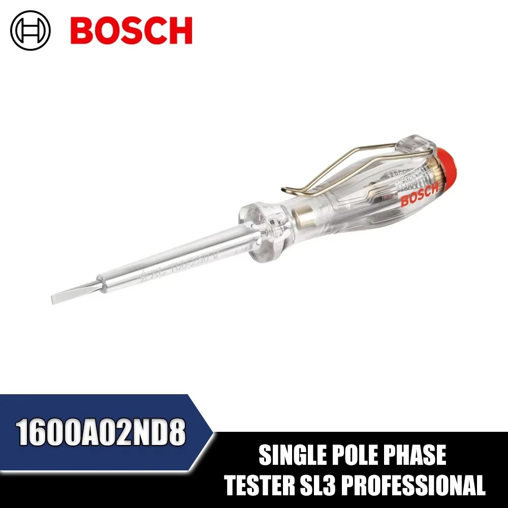 BOSCH 1600A02ND8 Single Pole Phase Tester SL3 Professional Voltage Tester Detecting Electrical Leaks