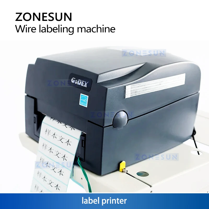 Zonesun ZS-WTB1 Wire Labeling Machine Cable Label Maker Wire Label Printer Wire Labeler Label Applicator