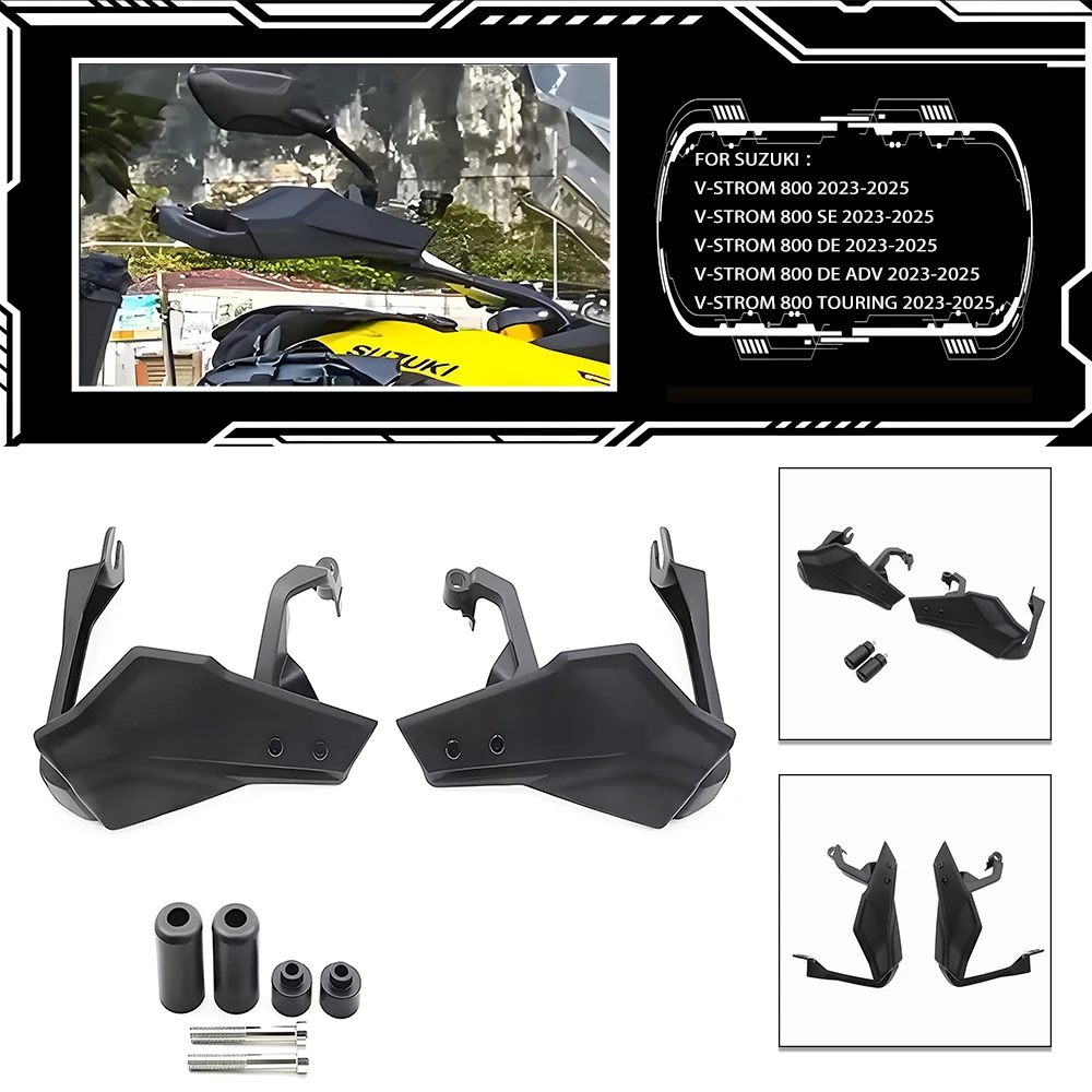 Fits 2023-2025 Motorcycles Suzuki V800DE 2024-2025 800RE Handlebar Guards Windshield Panels Handguards