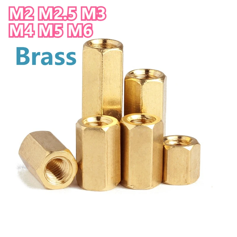 M2 M2.5 M3 M4 M5M6 مسمار جبل النحاس عرافة فاصل مجلس عمود مسدس الموضوع PCB اللوحة الجوز جوفاء العمود المواجهة الترباس المسمار