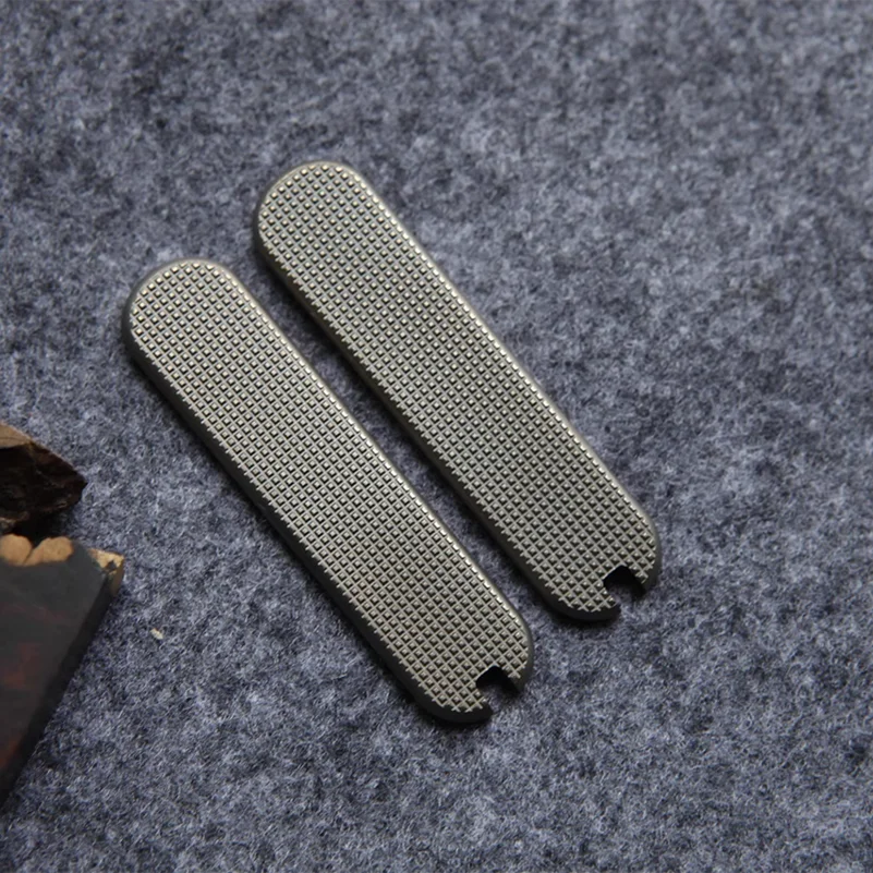 CNC 6 Patterns Brass Knife Handle Patches for 58mm Victorinox Swiss Army SwissArmy Knives Scale 6 Patterns DIY Making Parts