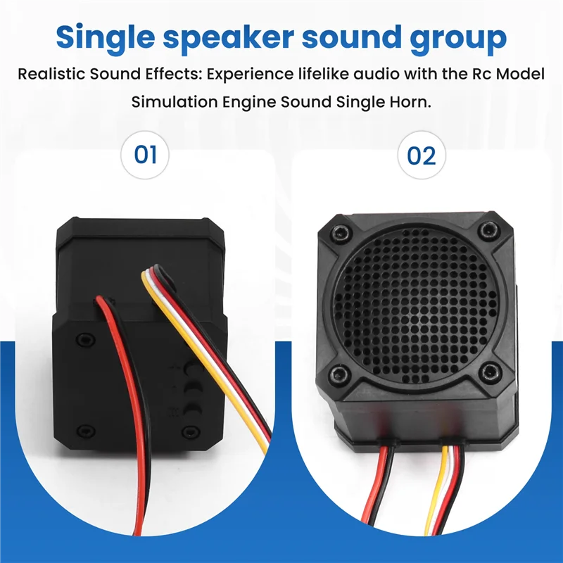 

【Flash Sale】Rc Model Simulation Engine Sound Horn Simulation Engine Sound Engine Audio Simulator Horn