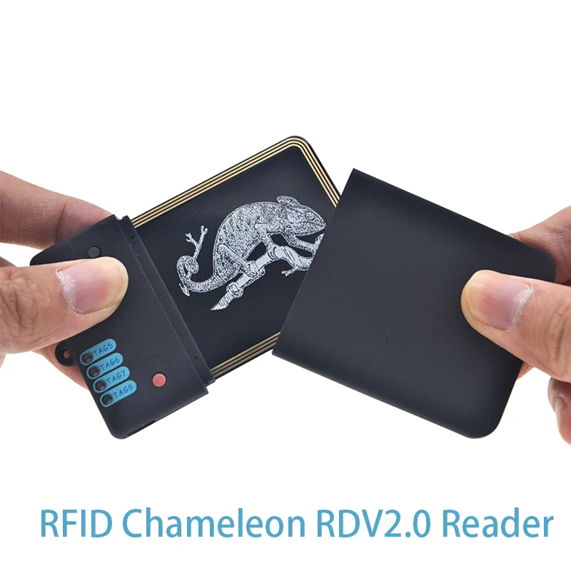 RFID Card Detector Proxmark3 Chameleon Rev2.0 Mini Reader 13.56Mhz NFC Smart Chip ISO14443 Key Cracking Analog Duplicator Copier